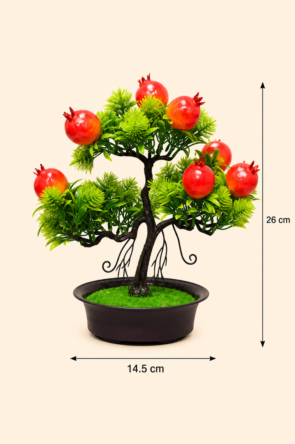 Saksılı Yapay Meyve Çiçek KOD: TUTKU-3262