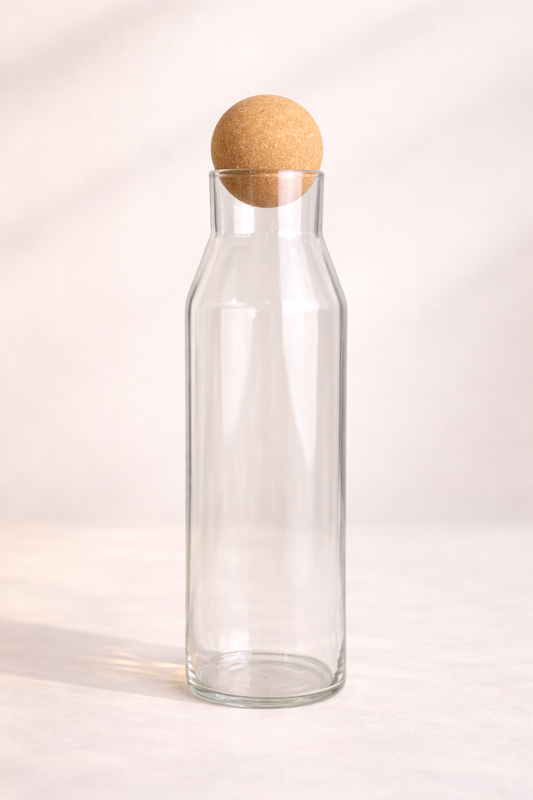 1250 Ml Mantar Kapaklı Cam Kavanoz - 26 Cm KOD: JML-A-RM028