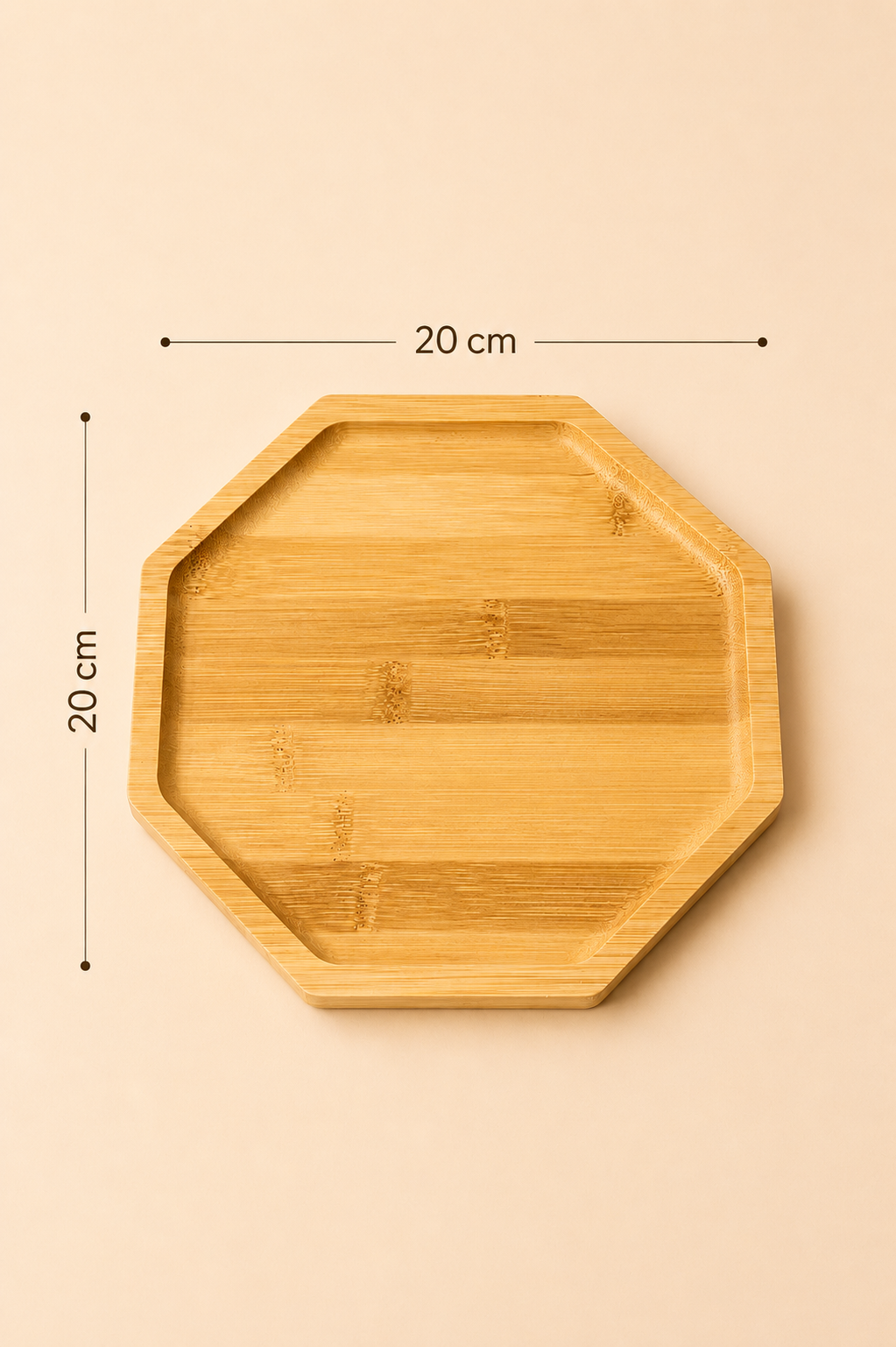 Bambu Sekizgen Küçük Sunumluk KOD: TUTKU-639