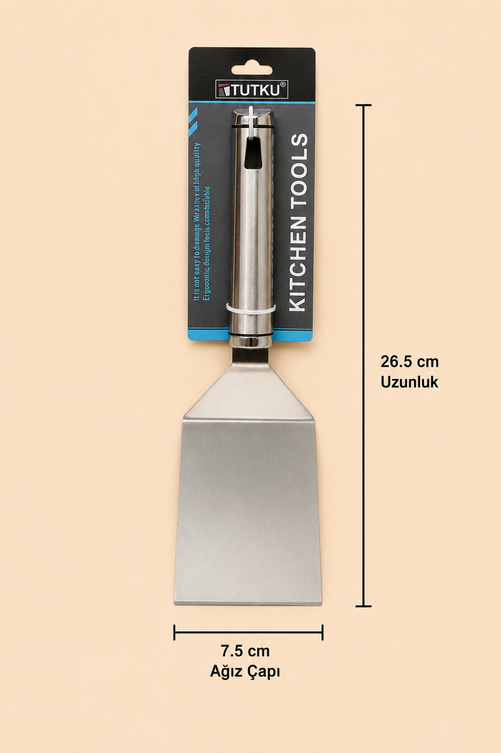Çelik Spaula 26,5 Cm KOD: TUTKU-3359