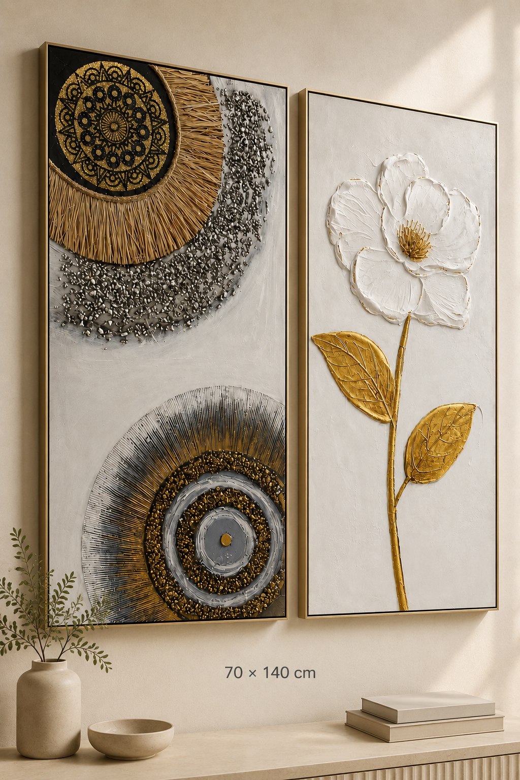 Pano Kabartmalı Desen (70*140 Cm) TUTKU-3585