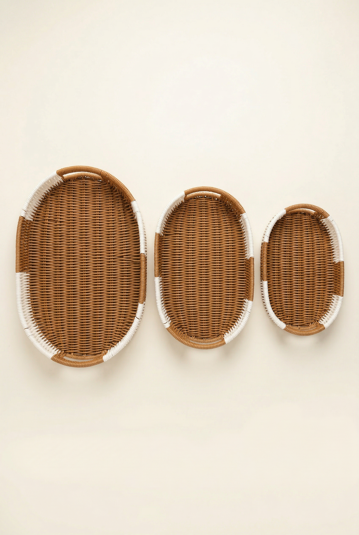3'lü Oval Rattan Sepet & Organizer / KOD: TUTKU-2461