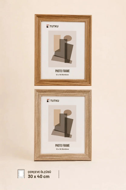 Ahşap Kalın Çerçeve 30*40
