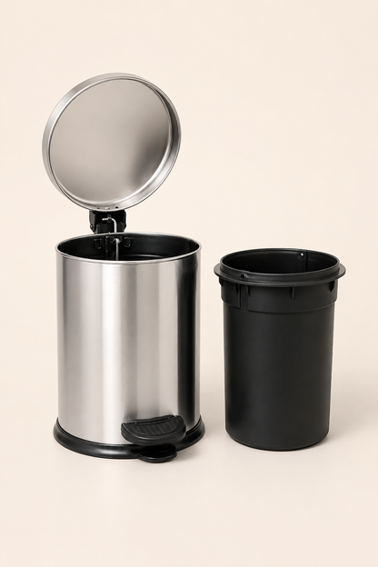 Mikro 3L Paslanmaz Çöp Kovası Pedallı-001903