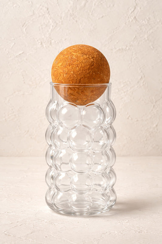 650 Ml Mantar Kapaklı Üzüm Cam Kavanoz KR-046