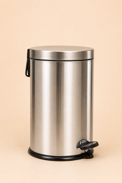 Mikro 8L Paslanmaz Çöp Kovası Pedallı-001907