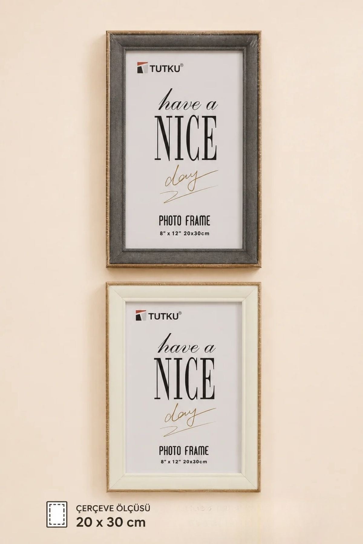 Ahşap 2 Renk Çerçeve 20*30