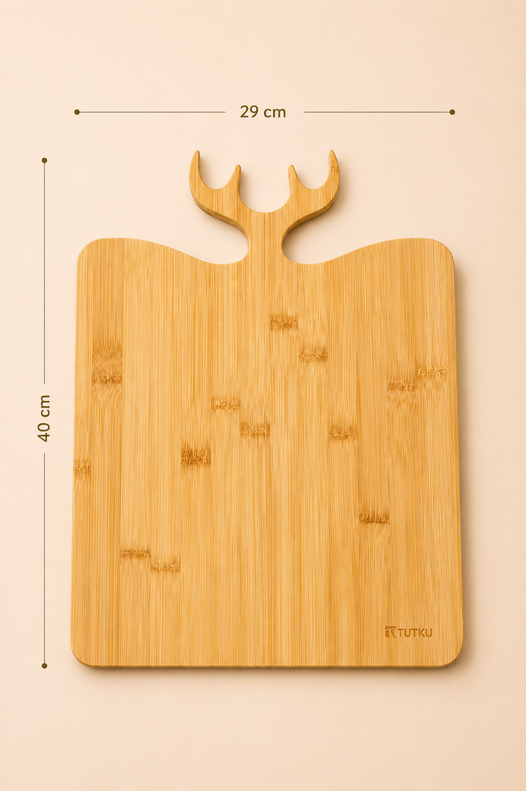 Bambu Kesim Tahtası (30x40 Cm) KOD: TUTKU-2276