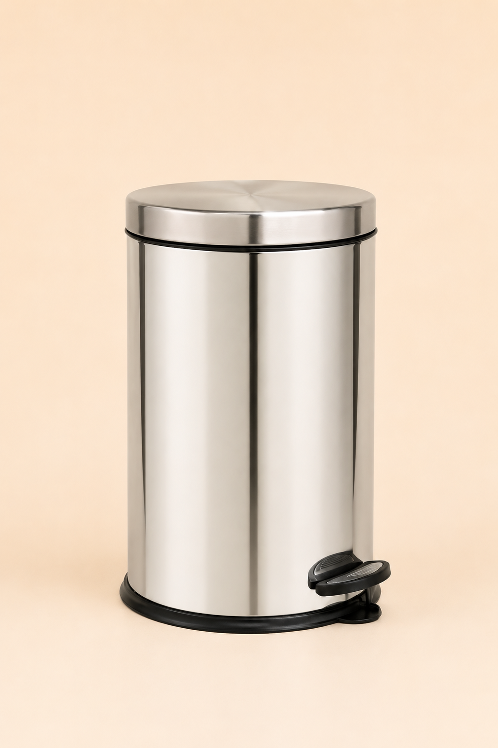 Mikro 12L Paslanmaz Çöp Kovası Pedallı-001905