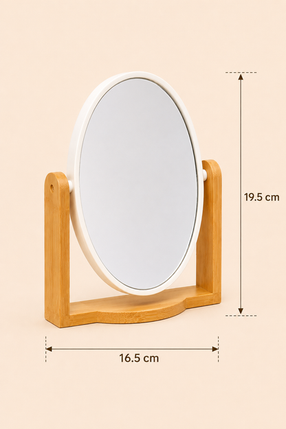 Ahşap Ayaklı Oval Ayna KOD: TUTKU-755