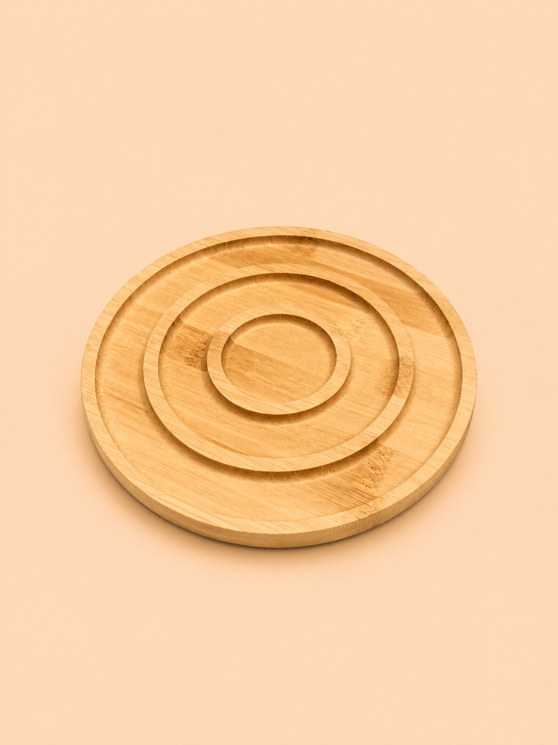 Bambu 2 Bölme Mini Halka Sunumluk KOD: TUTKU-627