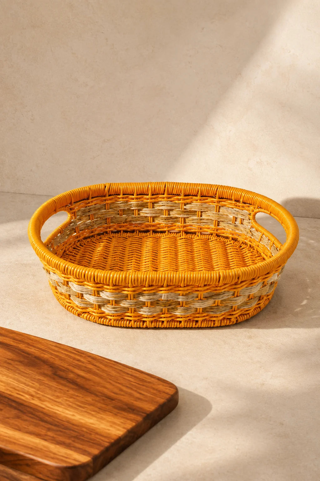 Hasır Oval Sepet (29×21×7 Cm) *B46609M *50* KOD: TUTKU-3614