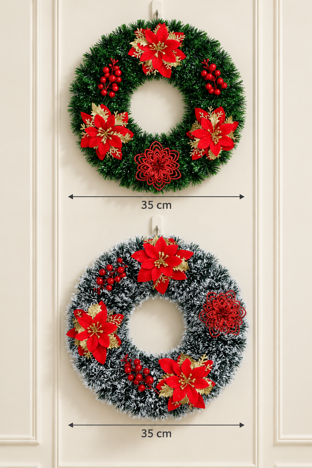 Çiçekli Orta Kapı Süsü 35 Cm *41030* KOD: TUTKU-2850