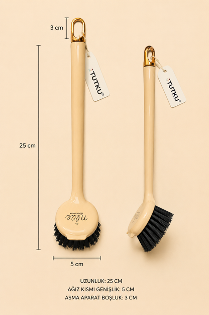 Saplı Çok Amaçlı Fırça Yuvarlak KOD: TUTKU- 3232