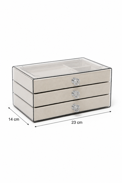 3 Çekmeceli Organizer & Takı Kutusu KOD: TUTKU-3251