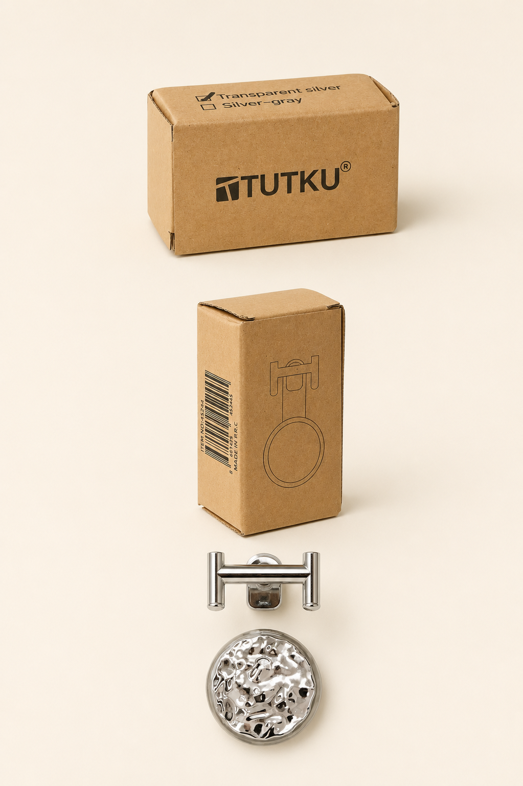 Yapışkanlı Tekli Banyo Askılığı KOD: TUTKU-3283