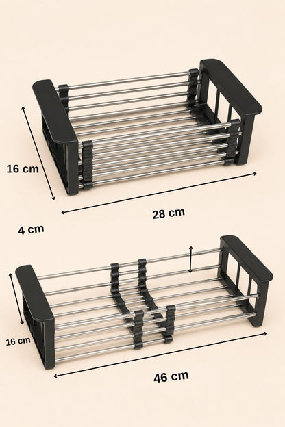 Çelik Katlanır Lavabo Süzgeci KOD: TUTKU-3278