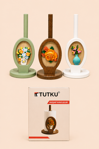 Ahşap Dekoratif Havluluk KOD: TUTKU-3247