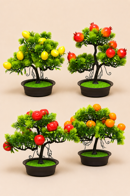 Saksılı Yapay Meyve Çiçek KOD: TUTKU-3262