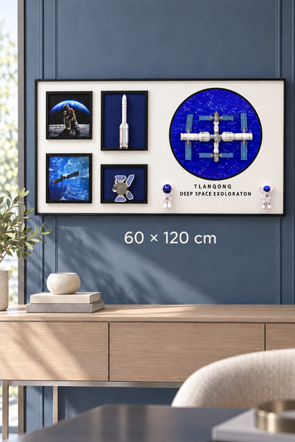 Dekoratif Uzay Temalı 3D Tablo *45925*4* TUTKU-3928