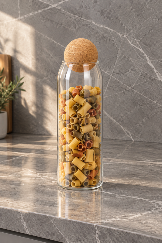 Top Kapaklı Cam Kavanoz 1200 ML KOD: TUTKU-2130
