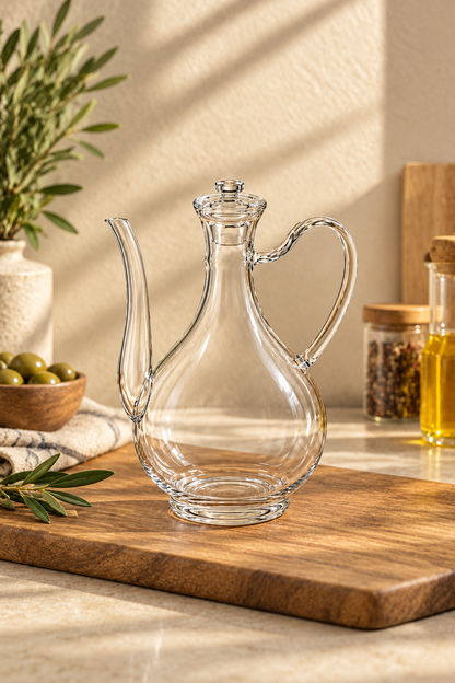 Cam Yağlık İbrik 750 ml - 18 cm *RZ-1012*24* TUTKU-3957