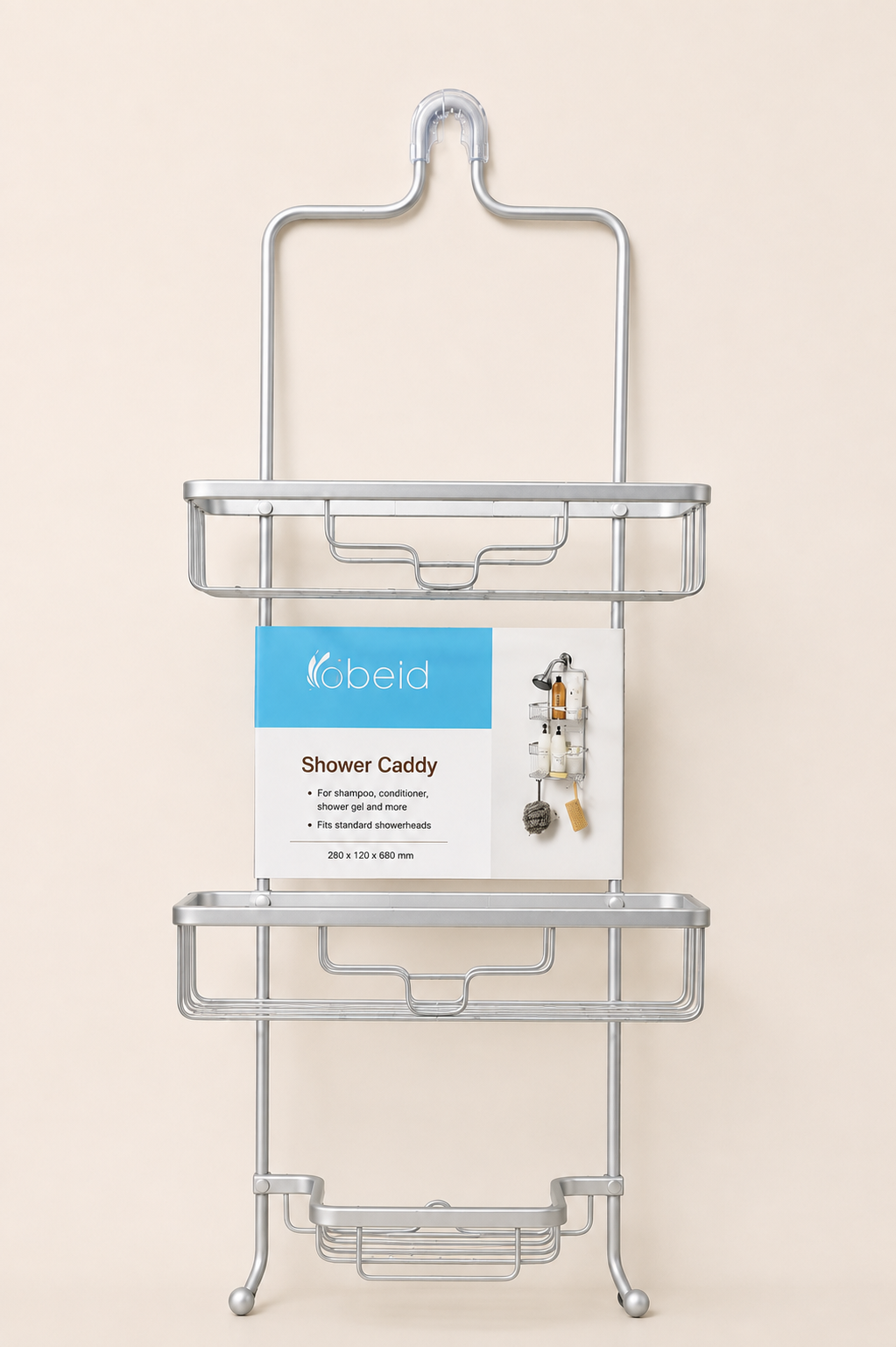 Alüminyum Banyo Rafı 3 katlı  KOD: TUTKU-3576