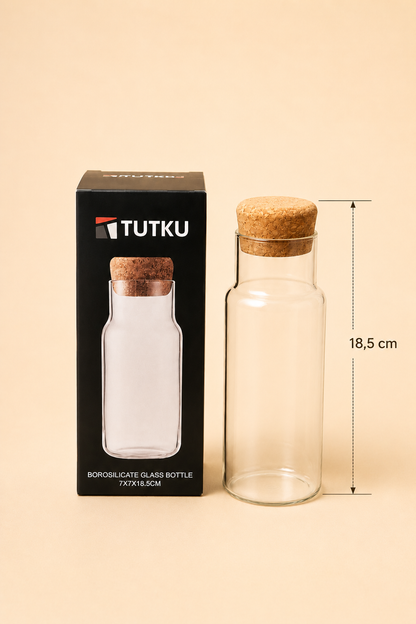 Mantar Kapaklı Cam Kavanoz KOD: TUTKU-2875
