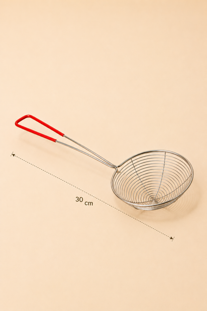 Metal Saplı Büyük Kevgir 30 Cm KOD: TUTKU-2620