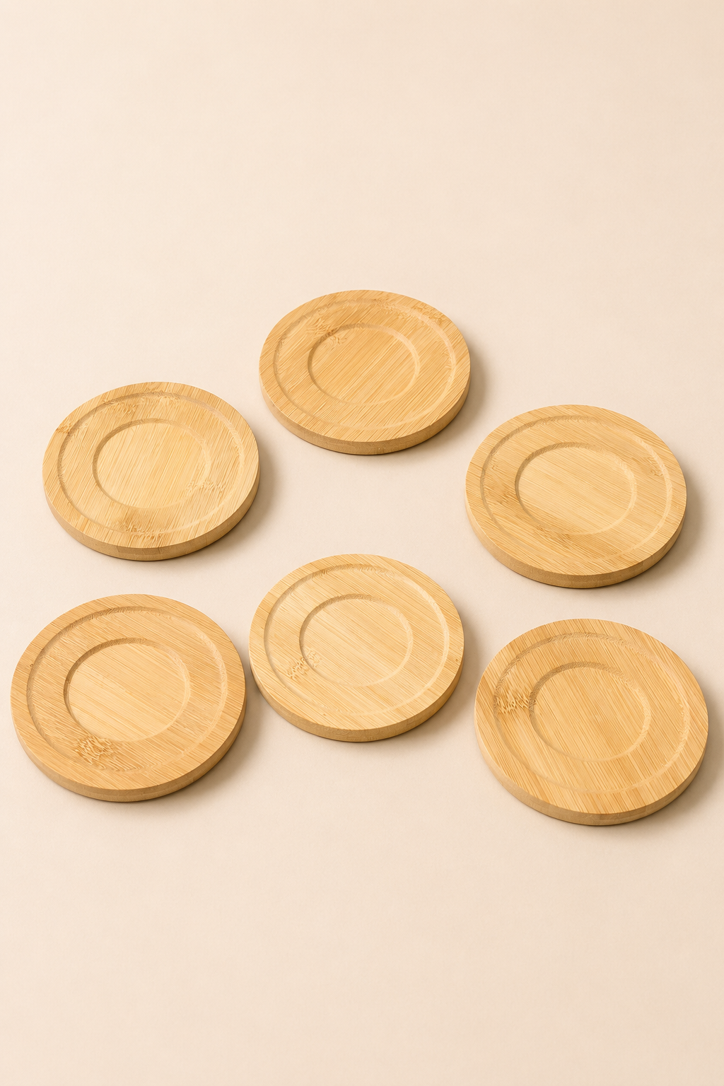 11,5 Cm Bambu Yuvarlak Çay Tabağı (Adet) KOD: TUTKU-1150