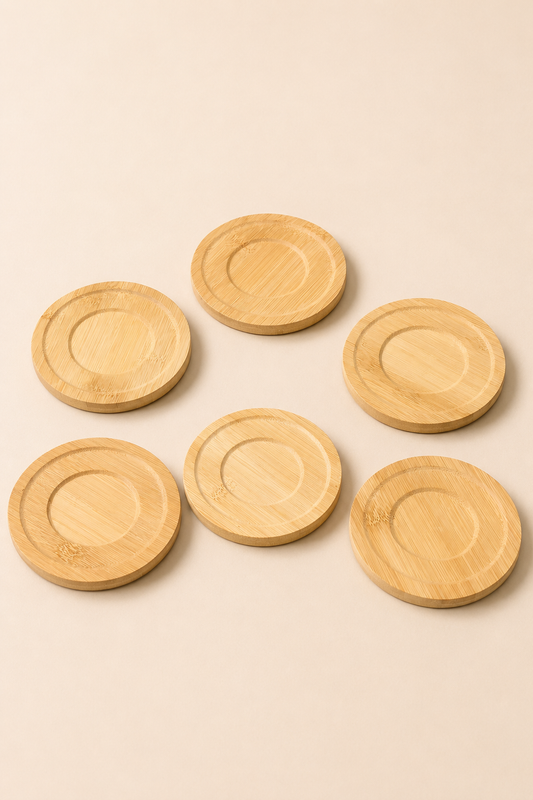 11,5 Cm Bambu Yuvarlak Çay Tabağı (Adet) KOD: TUTKU-1150
