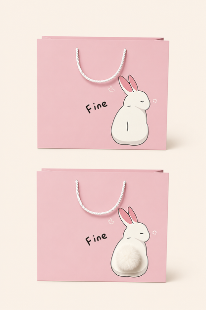 Figürlü Karton Çanta Büyük (32x26 Cm) KOD: TUTKU-3324