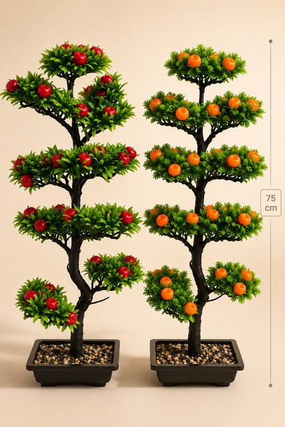 Saksılı Yapay Meyve Çiçek PKT:4 *45322*24* TUTKU-3582