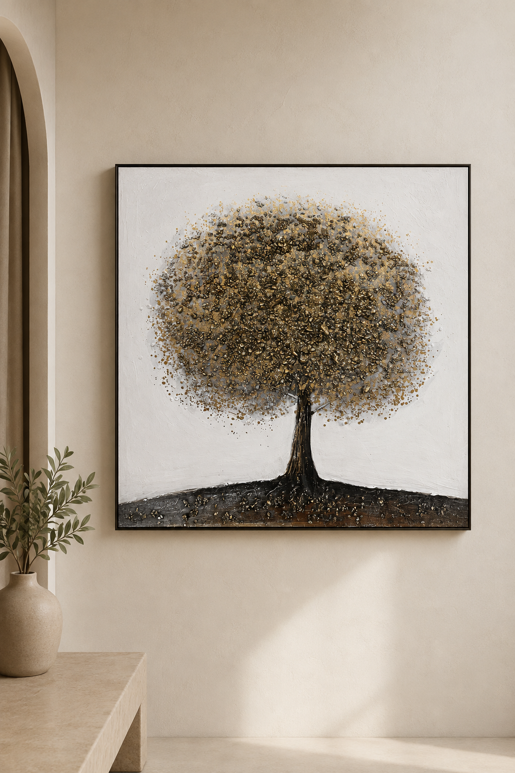 Kabartmalı Pano (80x80 Cm) *45489*8* TUTKU-3583