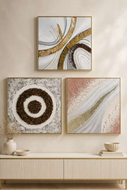 Kabartmalı Pano Tablo (80x80 Cm)*45490*8* TUTKU-3584
