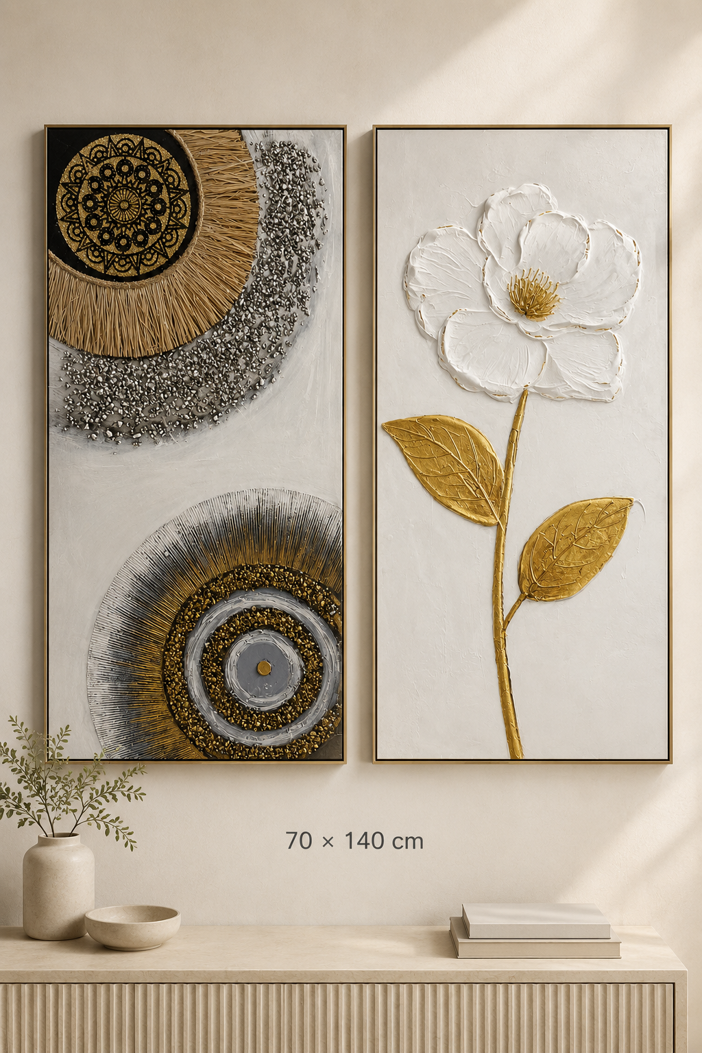 Pano Kabartmalı Desen (70*140 Cm) TUTKU-3585