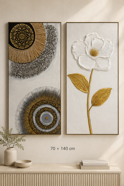 Pano Kabartmalı Desen (70*140 Cm) TUTKU-3585