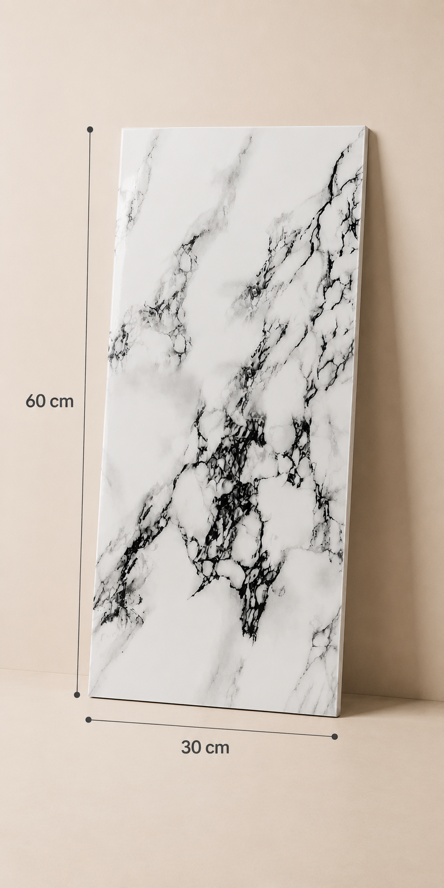 Yapışkanlı 4'lü Duvar Karosu 30x60 Cm KOD: TUTKU-3287