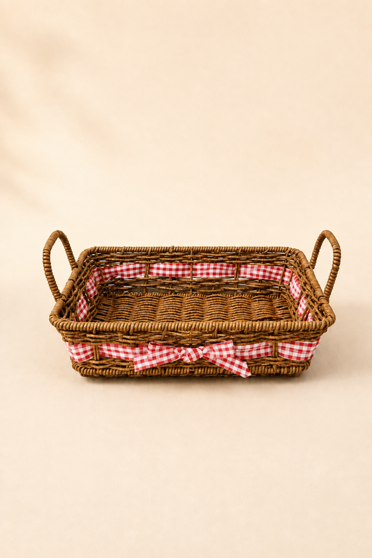 Hasır Sepet Dikdörtgen (28×19×6.5 Cm) *B46745S *60* KOD: TUTKU-3617