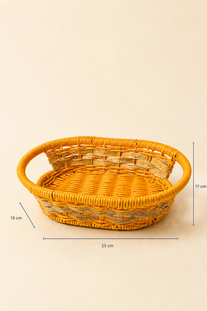 Hasır Sepet Oval (25×19×67 Cm) *B46609S *60* KOD: TUTKU-3615
