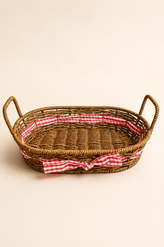 Hasır Sepet Oval (28×19×7 Cm) *B46746S *60* KOD: TUTKU-3619