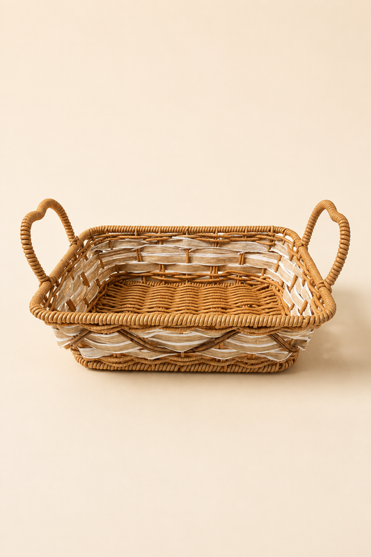 Hasır Sepet Dikdörtgen (24×18×7 Cm) *B46969S *60* KOD: TUTKU-3605