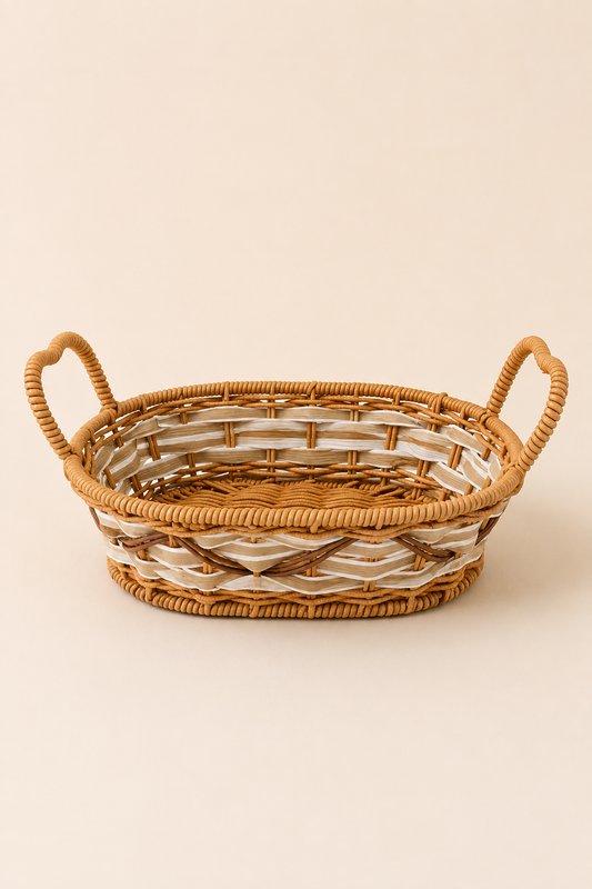 Hasır Sepet Oval (24×18×7 Cm) *B46970S *60* KOD: TUTKU-3607