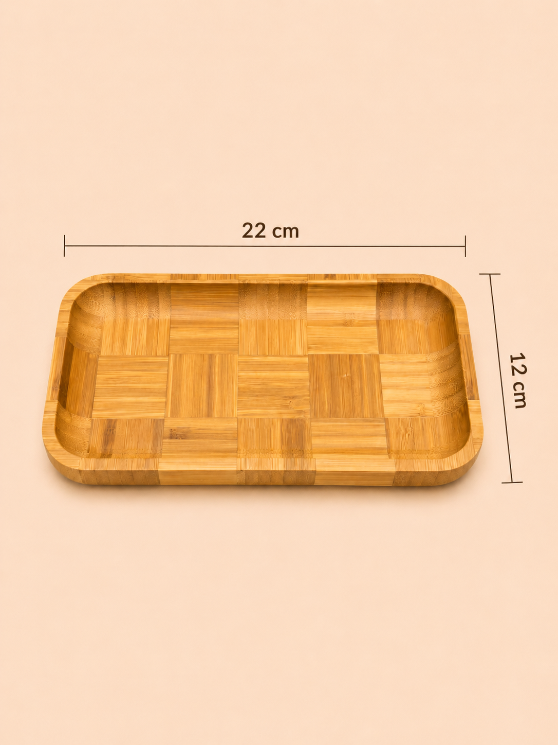 Bambu Karedesen Tepsi Küçük KOD: TUTKU-2268