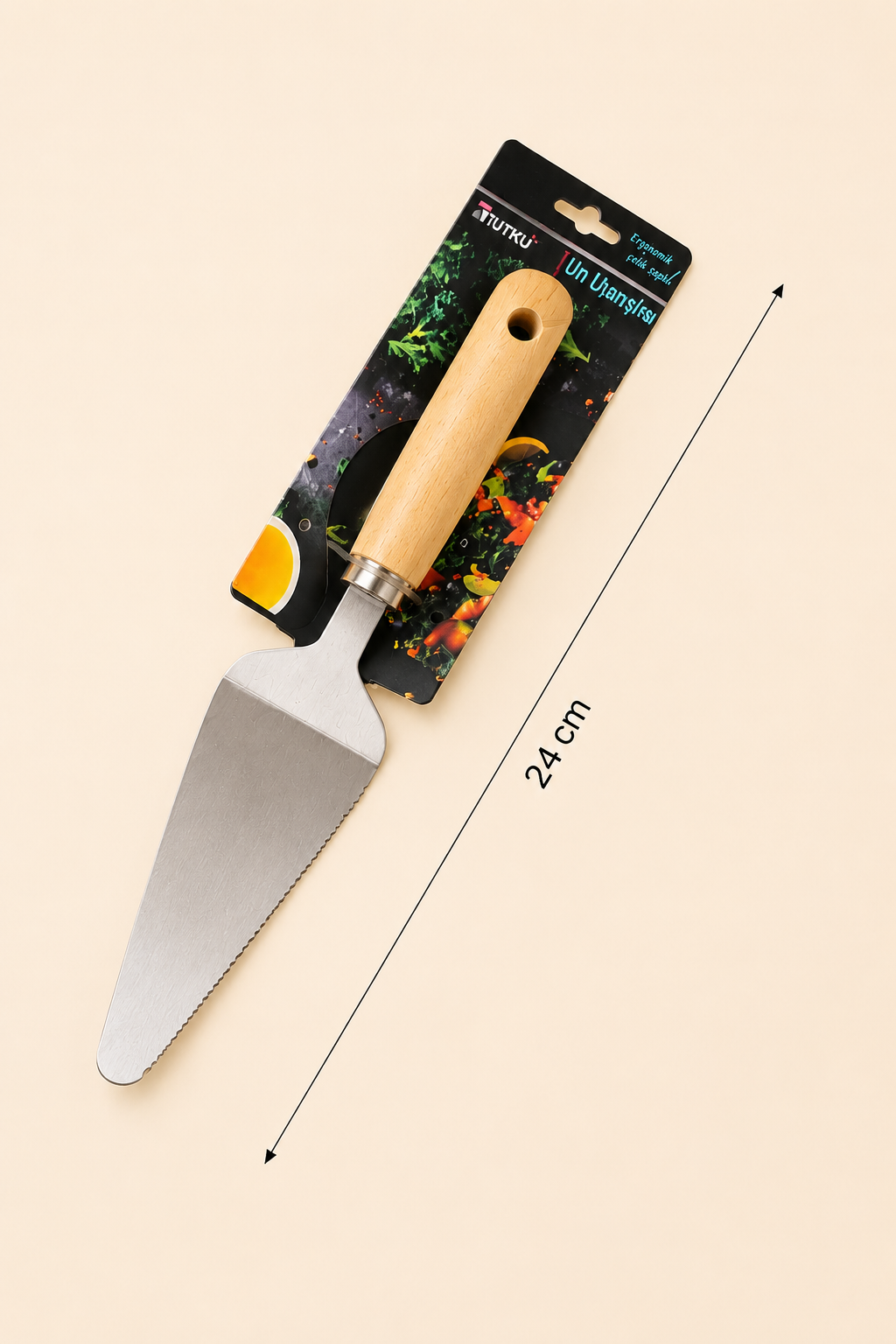 Metal Spatula Tırtıklı KOD: TUTKU-1179