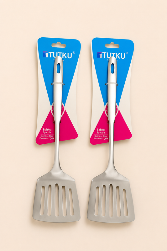 Çelik Servis Kaşığı Süzgeçli 26 Cm KOD: TUTKU-3336