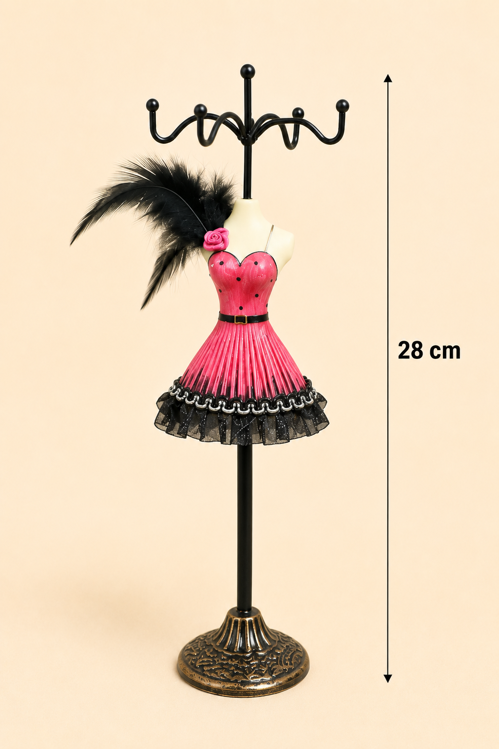 Metal Takı Askılığı 28 Cm KOD: TUTKU-926