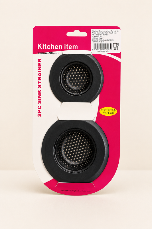 Çelik 2'li Gider Süzgeci (7-9 Cm)*45126* KOD: TUTKU-3627