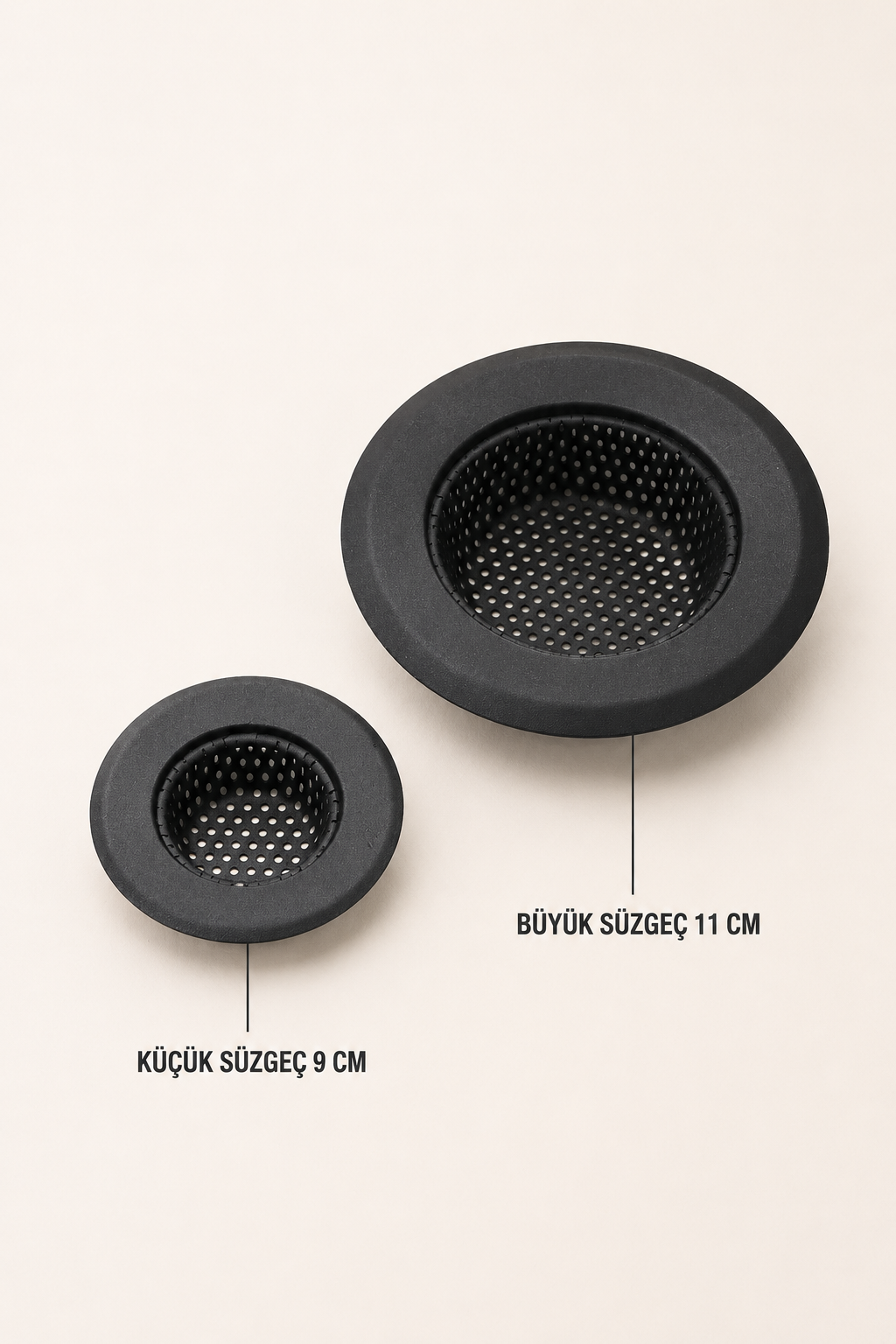 Çelik 2'li Gider Süzgeci (7- 11 Cm) - 2. görsel