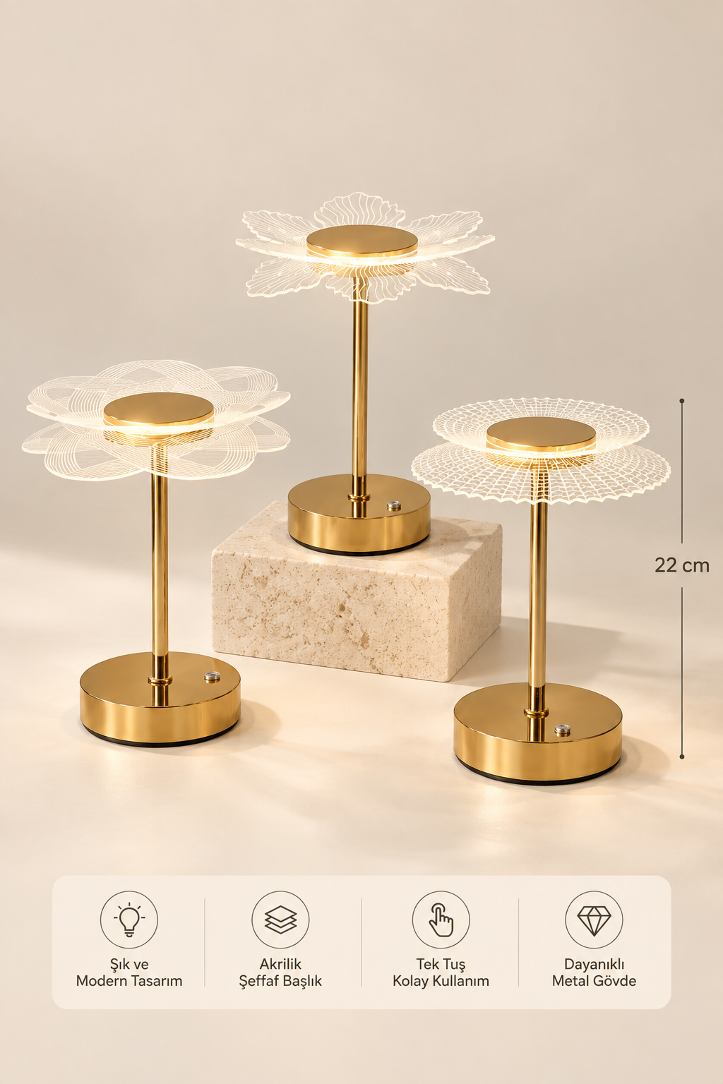 Dekoratif Led Masa Lambası - 2. görsel